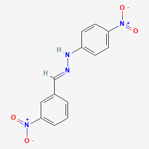 1-(3-Nitrobenzylidene)-2-(4-nitrophenyl)hydrazine