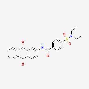 4-(diethylsulfamoyl)-N-(9,10-dioxoanthracen-2-yl)benzamide