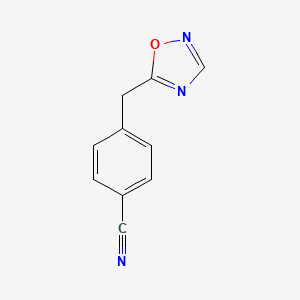 4-((1,2,4-Oxadiazol-5-yl)methyl)benzonitrile