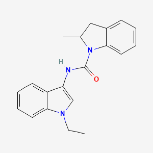 N-(1-ethyl-1H-indol-3-yl)-2-methylindoline-1-carboxamide
