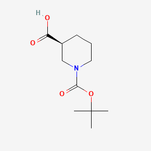 molecular formula C11H19NO4 B2967671 (s)-1-Boc-piperidine-3-carboxylic acid CAS No. 163438-09-3; 84358-12-3; 88495-54-9
