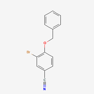3-Bromo-4-(phenylmethoxy)-benzonitrile