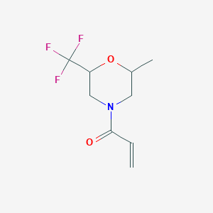 1-[2-Methyl-6-(trifluoromethyl)morpholin-4-yl]prop-2-en-1-one