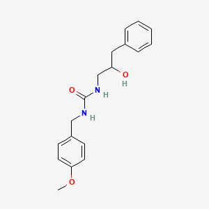1-(2-Hydroxy-3-phenylpropyl)-3-(4-methoxybenzyl)urea