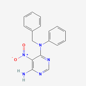 N4-benzyl-5-nitro-N4-phenylpyrimidine-4,6-diamine