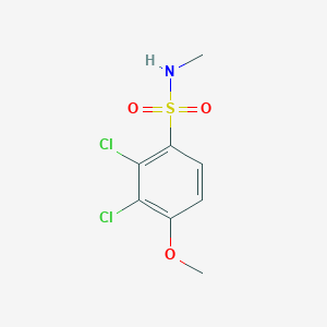molecular formula C8H9Cl2NO3S B296776 2,3-dichloro-4-methoxy-N-methylbenzenesulfonamide 