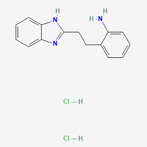 2-(2-(1H-benzo[d]imidazol-2-yl)ethyl)aniline dihydrochloride