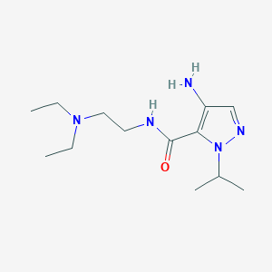 4-Amino-N-[2-(diethylamino)ethyl]-1-isopropyl-1H-pyrazole-5-carboxamide