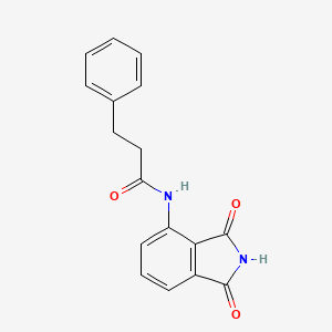N-(1,3-dioxoisoindolin-4-yl)-3-phenylpropanamide