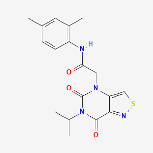 N-(2,4-dimethylphenyl)-2-(6-isopropyl-5,7-dioxo-6,7-dihydroisothiazolo[4,3-d]pyrimidin-4(5H)-yl)acetamide