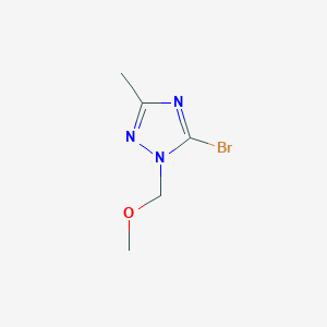 5-bromo-1-(methoxymethyl)-3-methyl-1H-1,2,4-triazole