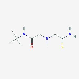 N-tert-butyl-2-[(carbamothioylmethyl)(methyl)amino]acetamide