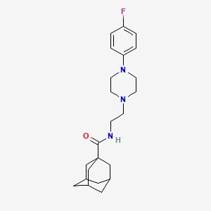 (3r,5r,7r)-N-(2-(4-(4-fluorophenyl)piperazin-1-yl)ethyl)adamantane-1-carboxamide