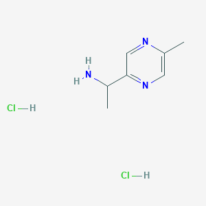 1-(5-Methylpyrazin-2-yl)ethanamine;dihydrochloride