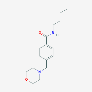 molecular formula C16H24N2O2 B296787 N-butyl-4-(morpholin-4-ylmethyl)benzamide 
