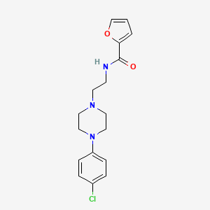 molecular formula C17H20ClN3O2 B2967885 N-(2-(4-(4-chlorophenyl)piperazin-1-yl)ethyl)furan-2-carboxamide CAS No. 1049470-71-4
