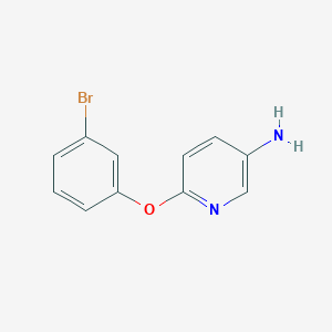 6-(3-Bromophenoxy)pyridin-3-amine