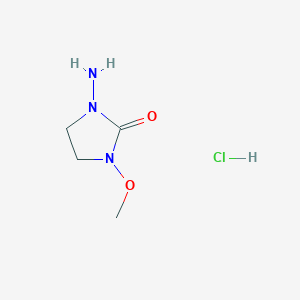 1-Amino-3-methoxyimidazolidin-2-one hydrochloride