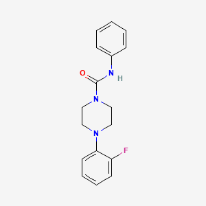 4-(2-fluorophenyl)-N-phenylpiperazine-1-carboxamide