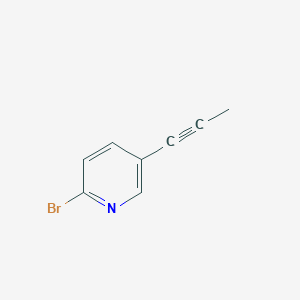 molecular formula C8H6BrN B2967927 2-溴-5-(丙-1-炔-1-基)吡啶 CAS No. 1391738-35-4