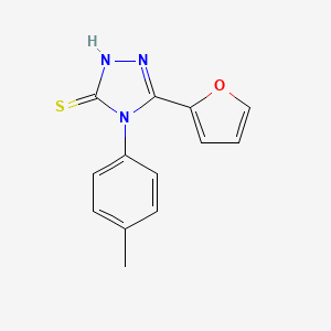 5-(furan-2-yl)-4-(4-methylphenyl)-4H-1,2,4-triazole-3-thiol