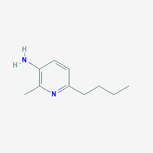 6-Butyl-2-methylpyridin-3-amine