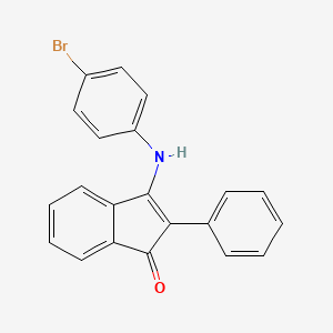 3-(4-bromoanilino)-2-phenyl-1H-inden-1-one