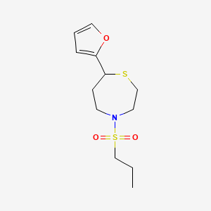 7-(Furan-2-yl)-4-(propylsulfonyl)-1,4-thiazepane