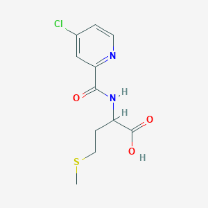 2-[(4-Chloropyridin-2-yl)formamido]-4-(methylsulfanyl)butanoic acid