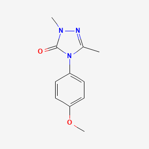 4-(4-methoxyphenyl)-2,5-dimethyl-2,4-dihydro-3H-1,2,4-triazol-3-one