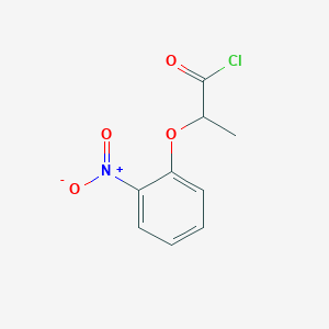 2-(2-Nitrophenoxy)propanoyl chloride