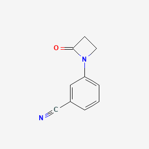 3-(2-Oxoazetidin-1-yl)benzonitrile