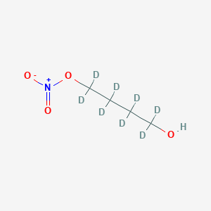 molecular formula C4H9NO4 B2968080 1,4-butanediol D8 mononitrate CAS No. 1261398-94-0