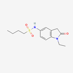 N-(1-ethyl-2-oxoindolin-5-yl)butane-1-sulfonamide