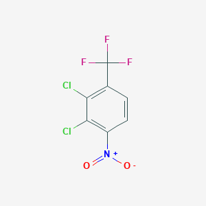 molecular formula C7H2Cl2F3NO2 B2968083 2,3-Dichloro-1-nitro-4-(trifluoromethyl)benzene CAS No. 1803801-74-2