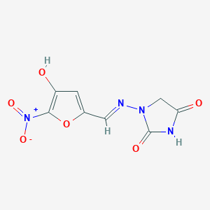 molecular formula C₈H₆N₄O₆ B029681 4-羟基硝基呋喃妥因 CAS No. 76644-41-2