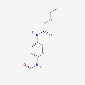 molecular formula C12H16N2O3 B2968112 N-(4-acetamidophenyl)-2-ethoxyacetamide CAS No. 600140-39-4; 869985-47-7