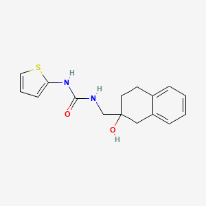 1-((2-Hydroxy-1,2,3,4-tetrahydronaphthalen-2-yl)methyl)-3-(thiophen-2-yl)urea