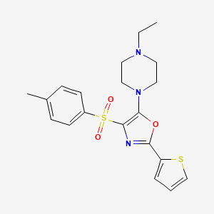 5-(4-Ethylpiperazin-1-yl)-2-(thiophen-2-yl)-4-tosyloxazole