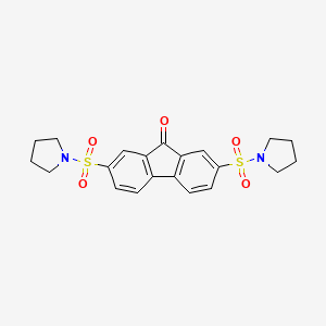 2,7-bis(pyrrolidin-1-ylsulfonyl)-9H-fluoren-9-one
