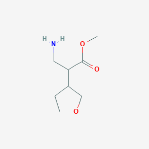 Methyl 3-amino-2-(oxolan-3-yl)propanoate