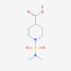 molecular formula C8H16N2O4S B2968149 1-[(Dimethylamino)sulfonyl]piperidine-4-carboxylic acid CAS No. 1017381-49-5