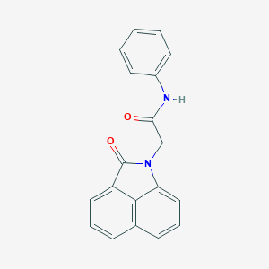 molecular formula C19H14N2O2 B296815 2-(2-oxobenzo[cd]indol-1(2H)-yl)-N-phenylacetamide 