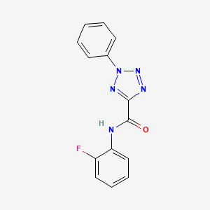 N-(2-fluorophenyl)-2-phenyl-2H-tetrazole-5-carboxamide