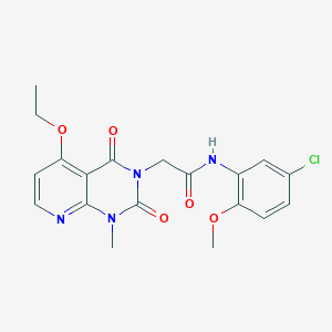 N-(5-chloro-2-methoxyphenyl)-2-(5-ethoxy-1-methyl-2,4-dioxo-1,2-dihydropyrido[2,3-d]pyrimidin-3(4H)-yl)acetamide