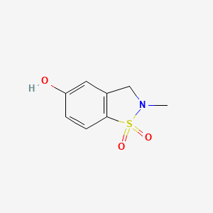 5-Hydroxy-2-methyl-2,3-dihydro-1lambda6,2-benzothiazole-1,1-dione