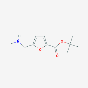 molecular formula C11H17NO3 B2968233 Tert-butyl 5-(methylaminomethyl)furan-2-carboxylate CAS No. 2248286-17-9