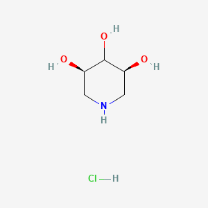 rac-(3R,4s,5S)-piperidine-3,4,5-triol hydrochloride