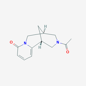 molecular formula C13H16N2O2 B2968245 11-Acetyl-6-oxo-7,11-diazatricyclo[7.3.1.0<2,7>]trideca-2,4-diene CAS No. 6018-52-6