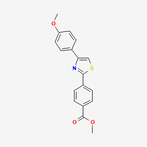 Methyl 4-[4-(4-methoxyphenyl)-1,3-thiazol-2-yl]benzenecarboxylate